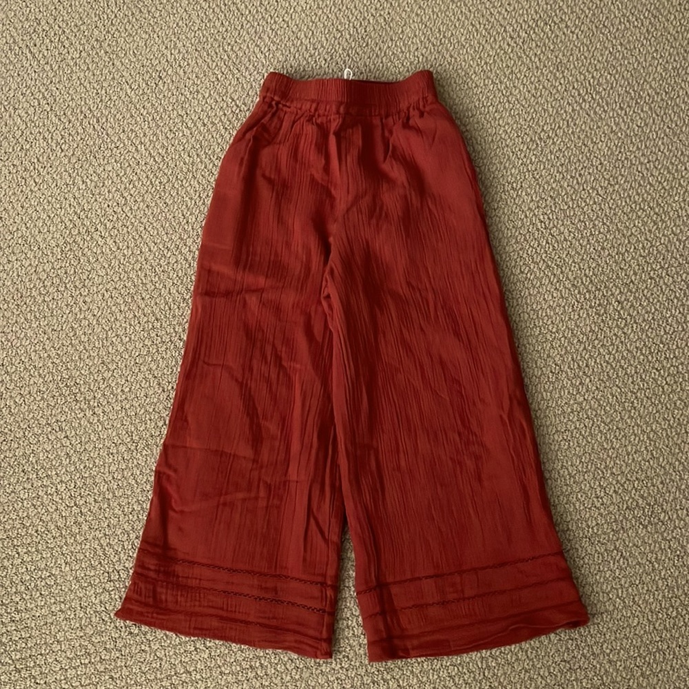 The Odell’s Candice Pant gauze size small rust NWT
